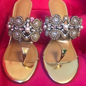 J Renee Ornate Crystal Wedges
